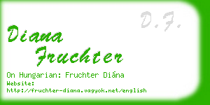 diana fruchter business card